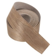 Walnut Edge Banding, 3 in x 49.2 ft Wood Veneer Tape, Pre-glued Flexible
