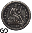 1850-O Seated Liberty Dime *Scarce New Orleans Mint Issue* XF+