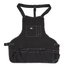 Tool Bib Apron 16 Pocket Woodworking Gardening Carpenter Black Dickies 57081