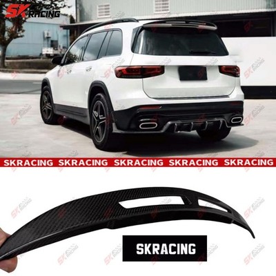 Real Carbon Fiber Roof Spoiler Tail Lip Wing Bodykit For Benz GLB35AMG 2021-2023