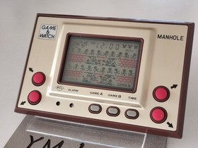 Nintendo MH-06 Manhole LSI Game and Watch Used Japan Vintage Retro #03078525