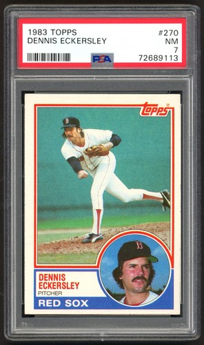 1983 Topps Dennis Eckersley #270 card