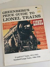 Vintage 1977 GREENBERG'S PRICE GUIDE TO LIONEL TRAINS by BRUCE C. GREENBERG PH.D