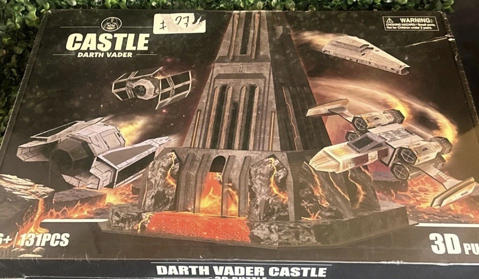 Castillo Darth Vader Castillo 3D Puzzle 131 PIEZAS Gran Hobby Juguete Exhibición NUEVO Foto 4 de 4