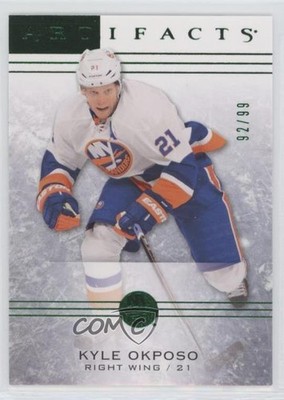 2014-15 Upper Deck Artifacts Emerald 92/99 Kyle Okposo #71 xp6
