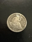 1839 O Seated Liberty Half Dime VG Plugged