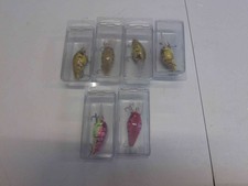 Wiggle Wart Crankbait Lot, Lot of (6) New Custom Painted Crankbaits