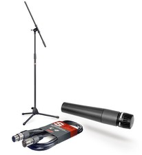 Shure Sm57 Dynamic Microphone, Stand And Cable Bundle