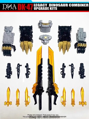 DNA DK-47 Upgrade Kit For LEGACY DINOSAUR COMBINER Volcanicus DK47 Accessories