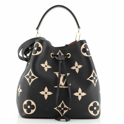 Louis Vuitton Giant Bicolor Dove/Cream Neonoe Mm Empreinte Shoulder Bag  Listed By LuxuryCloset - Tradesy