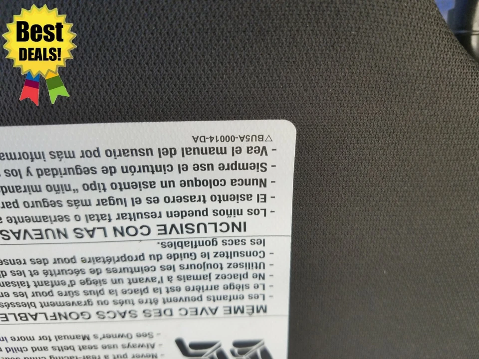 2013 2014 2015 2016 LINCOLN MKT FRONT LEFT DRIVER SUN VISOR w/ HOMELINK - BLACK Foto 4 de 4