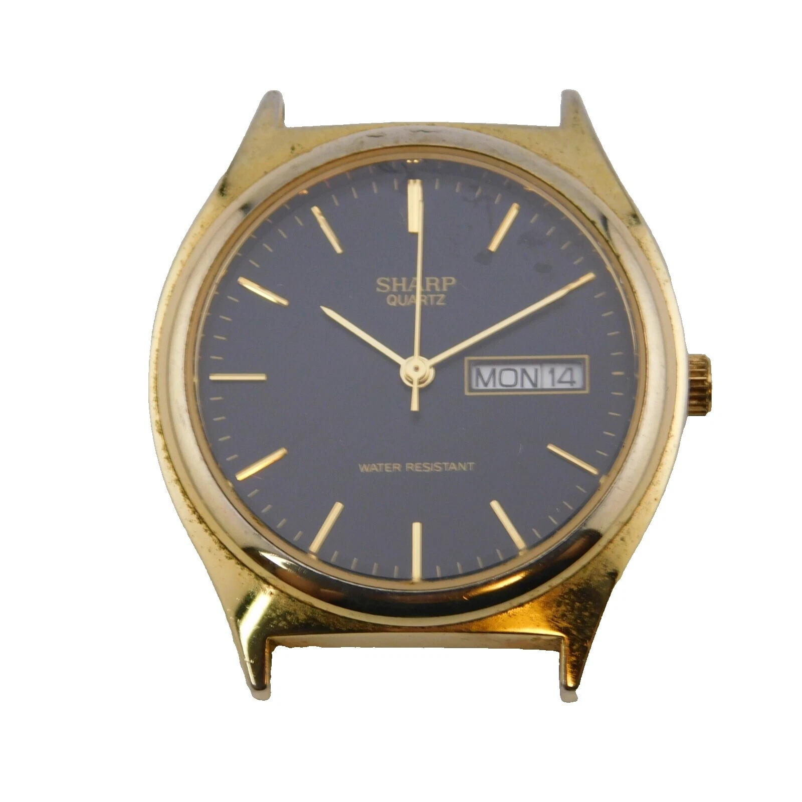 Sharp Leather Analog Wristwatches