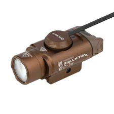 Olight PL-3R Valkyrie Rechargeable Rail Mount Tactical Light, Desert Tan, 1500L