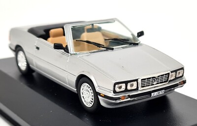 ixo-MODELS 1/43 マセラティ ビトゥルボ スパイダー 1985 Ixo 1/43 - Maserati Biturbo Spyder 1985 Silver Diecast Scale Model