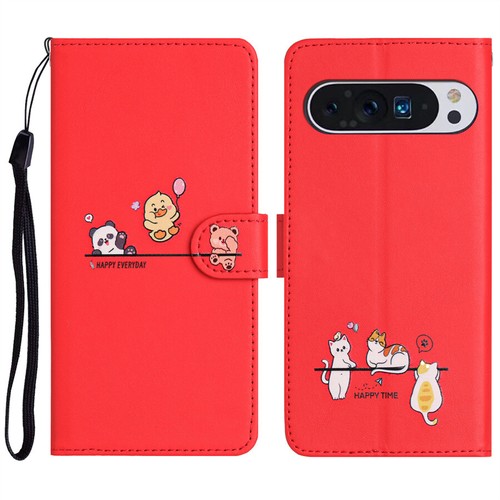 Cartoon Animal Leather Wallet Case Phone Case Cover for Google Pixel 7 8 8A 7A - Picture 13 of 14