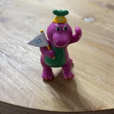 1993 The Lyons Group Barney pvc figure Go Team