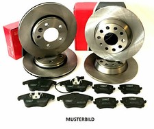 Bremsscheiben Bremsen Set + Beläge für vorne + hinten VW Sharan ab Bj. 2001 
