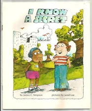 Vintage Houghton Mifflin Childrens Book I KNOW A SECRET Janice Simpson JARED LEE