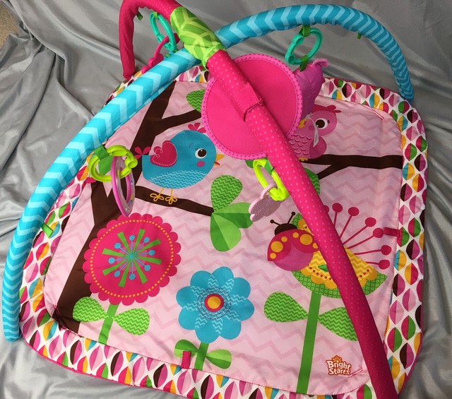 bright starts charming chirps activity gym