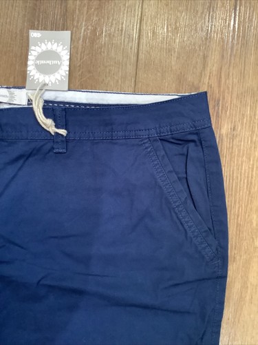 "AUTHENTIC/ BHS" 100% COTTON NAVY MULTI POCKET LIGHTWEIGHT TROUSERS, sz 18, BNWT - Picture 4 of 10