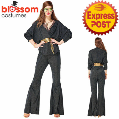 70s Retro Theme Fancy Dress K597 1970s Disco Dazzler Costume