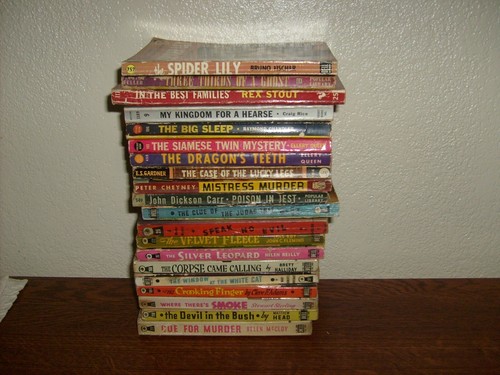 20 VINTAGE MYSTERY / DETECTIVE PAPERBACKS, DELL, AVON, ETC | eBay