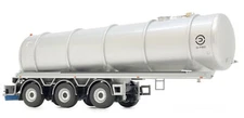 MARGE MODELS - D-Tec 3-axle tank silver color - 1/32 - MAR2326-03