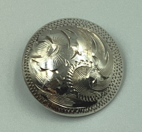 Vintage Sterling Silver Buttons Matching Set of 5 Marked Diablo Sterling - MINT - Picture 4 of 6