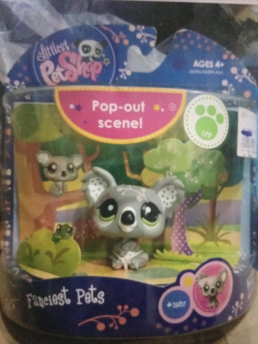 New Littlest Pet Shop Figure LPS Pop Out Scene Kola 1837