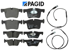 Front & Rear Brake Pad Set OEM Pagid + Sensor for BMW 2.0L W/out M-SPORT