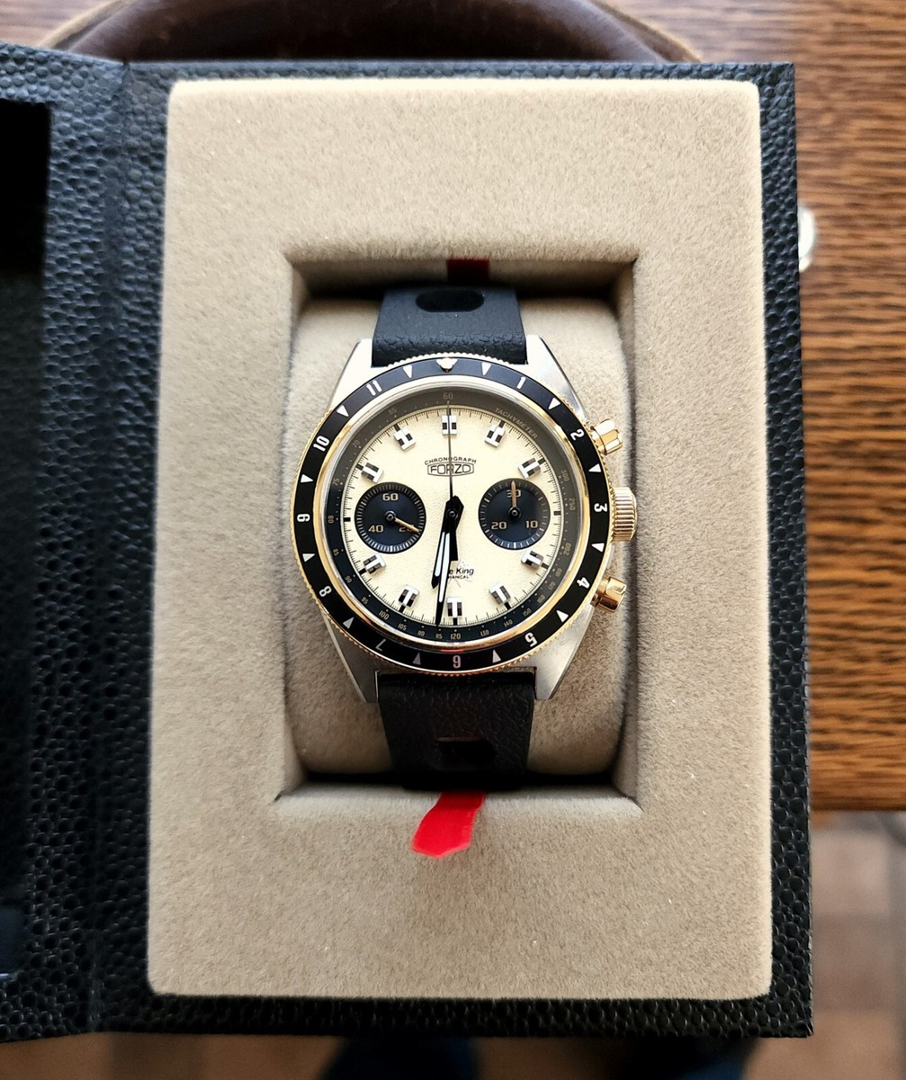 Forzo Drive King Retro 40mm Chronograph Mechanical Geckota Forzo Drive King Retro 40mm Chronograph Mechanical Geckota