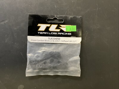 TLR334050 TLR Front Camber Block 22 and 22SCT Stiffezel: All 22/T