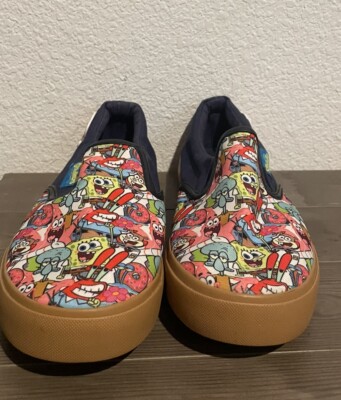 spongebob brown shoes