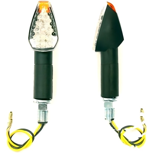 Blinker JMP Arrow2 LED Lang Weiß Schwarz-image