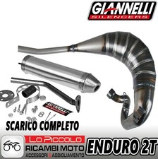 MARMITTA SCARICO COMPLETO IN ALLUMINIO GIANNELLI FANTIC ENDURO 50 CASA 2018