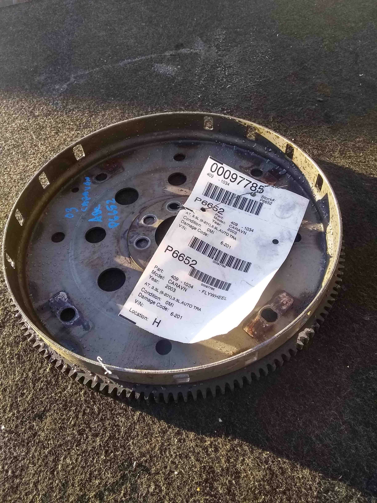 Flywheel DODGE CARAVAN 98 99 00 01 02 03 eBay