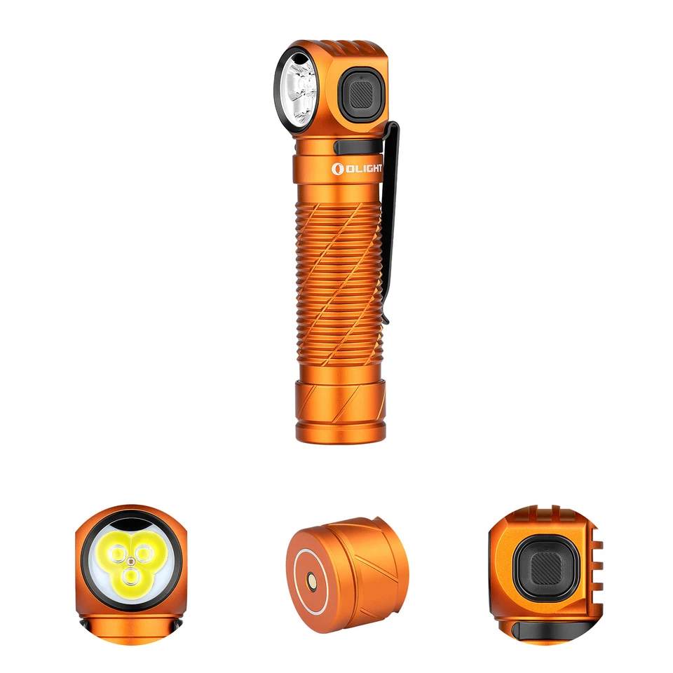 Olight Perun3 LED Multifunktionslampe mit 3000Lumen 160 Meter Leuchtweite-Orange - Bild 3 von 4