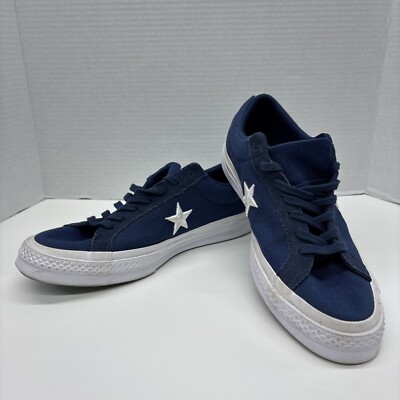 CONVERSE All Star Low Canvas Navy Blue Chuck Taylor Shoes Sneakers