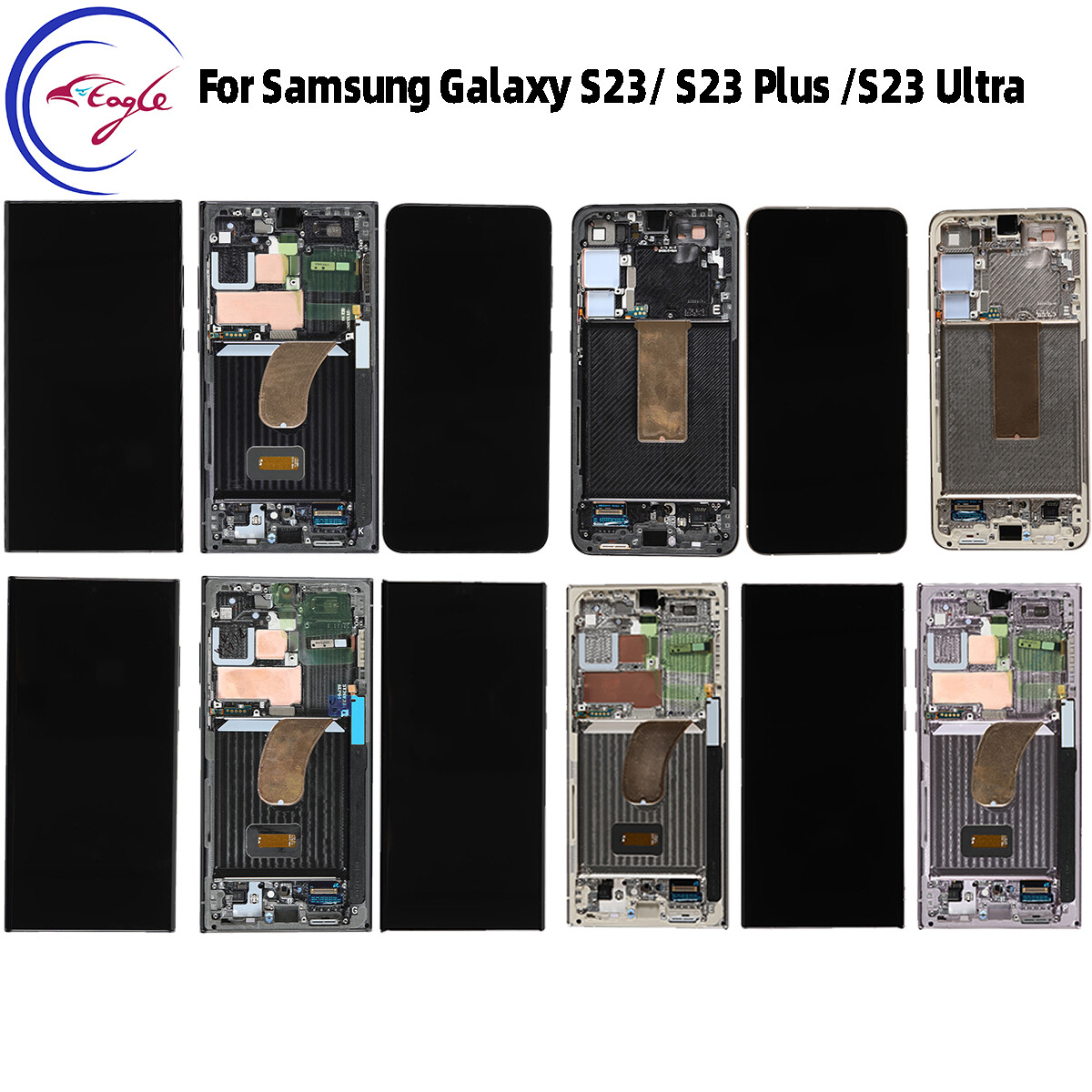 For Samsung Galaxy S23 S23 PLUS S23 Ultra LCD repair Touch