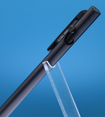 Tactile Turn SLIM Bolt Action Pen in Zirconium Standard Length 5.6'' Pilot G2 0.7