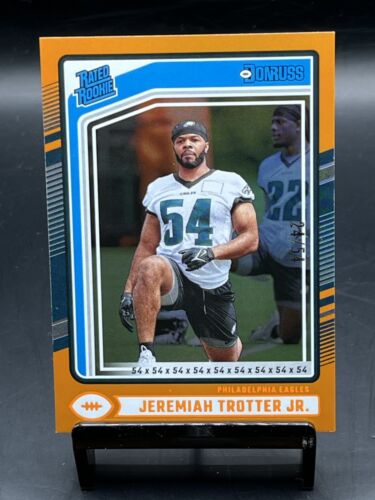 2024 Donruss Jeremiah Trotter Jr. #334 Rated Rookie Jersey Number /54 RC