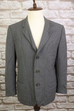 ERMENEGILDO ZEGNA HIGH PERFORMANCE Gray Wool Single Breast Blazer Jacket Size 52
