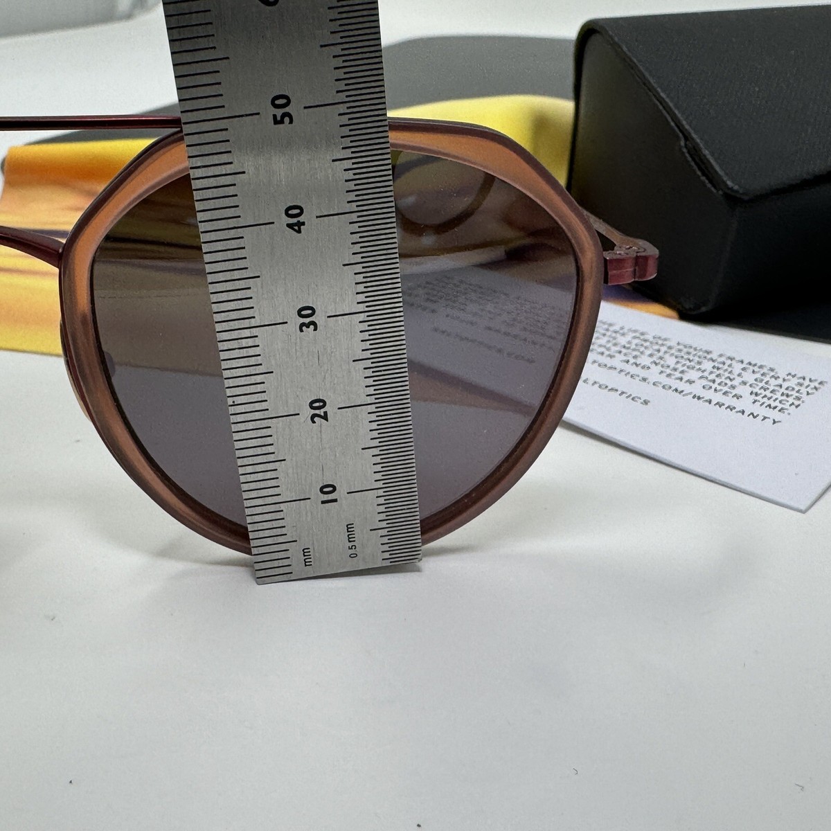 SALT Optics Sunglasses Dibergi MDR Titanium Red Polarized 