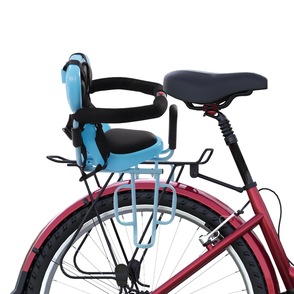 Baby Bike Seat Rear Mounted Toddler Kids Bike Seat for Adult Bike Back Mount - Image 4 of 4