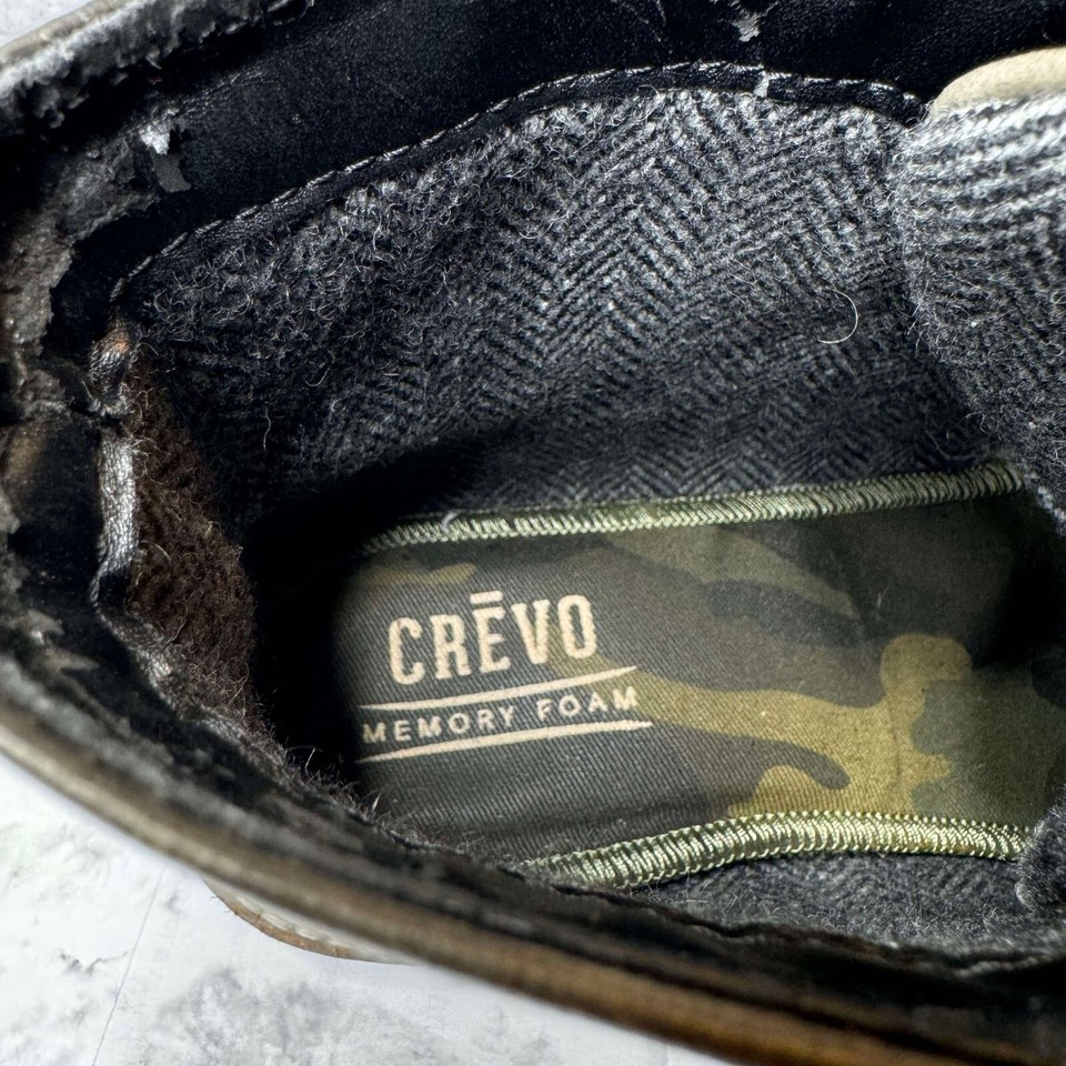 Crevo Men's Buck 020 Lace Up Casual Ankle Boots Grey Size 9 eBay