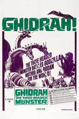 GHIDRAH, THE THREE-HEADED MONSTER Movie POSTER 27x40 B Yosuke Natsuki Yuriko