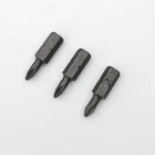 3x Snap-on PZ1 Pozi #1 PoziDriv 1/4" hex shank screwdriver bit SDM251C