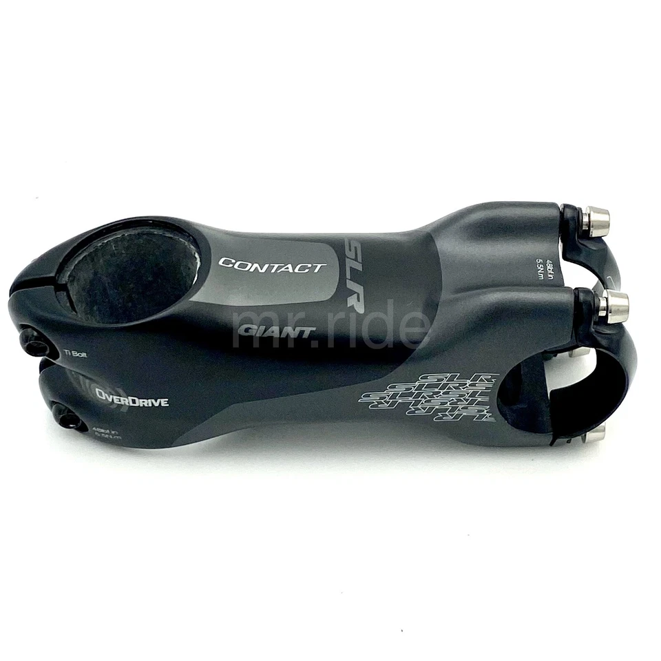 Giant CONTACT SLR OD2 Matt Carbon Bike Stem ±8 Degree 100mm,1-1/4" Black - Image 2 of 4