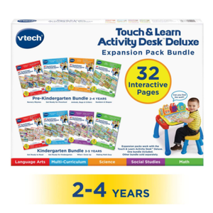 vtech touch & learn activity desk deluxe expansion pack