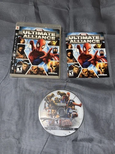 Marvel Ultimate Alliance Sony PlayStation 3 Game CIB Complete PS3 NTSC 2006